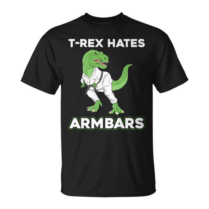 T-Rex Hates Armbars Bjj Jiu Jitsu T-Shirt