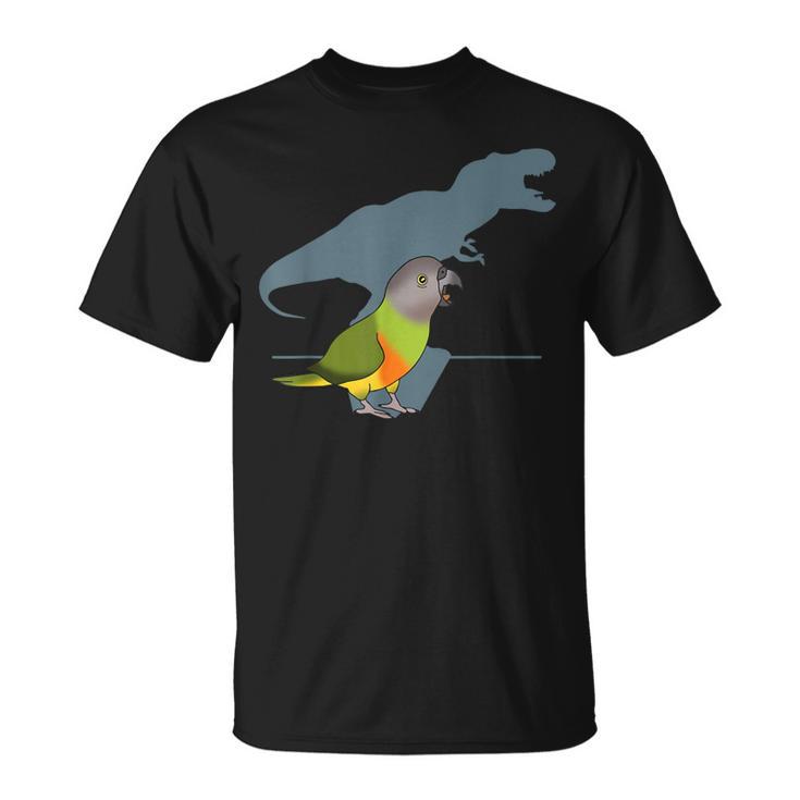 T-Rex Senegal Parrot Birb Memes Dinosaur Parrot T-Shirt