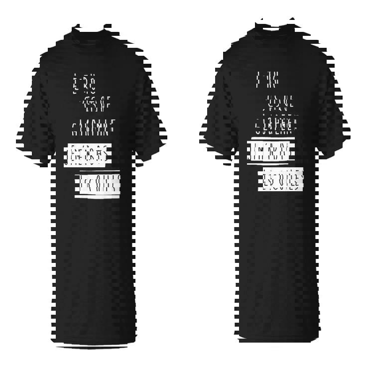 T-Shirt Humour Homme Globalement Je M'en Bats Les Couilles