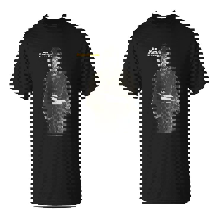 T-shirt Noir Design Papier en Main, Mode Casual pour Fans