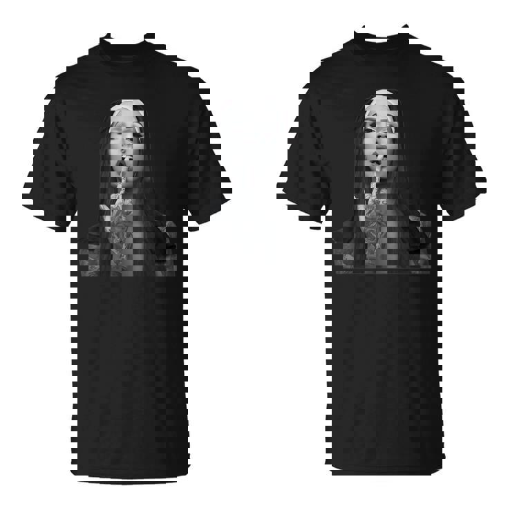 Tatuajes De Monja Satánica Camiseta unisex