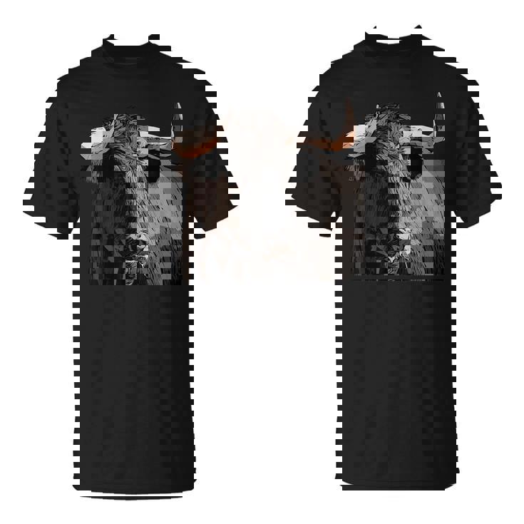 Tauro Toro Estampado De Vaca Buey Buey Motivo De Vaca Motivo Camiseta unisex