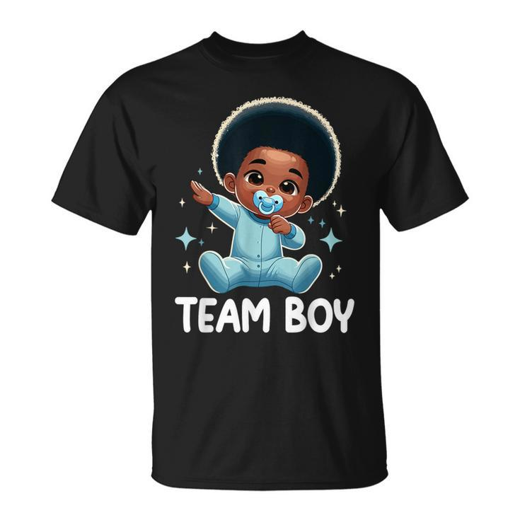 Team Boy Baby Announcement Gender Reveal Party T-Shirt