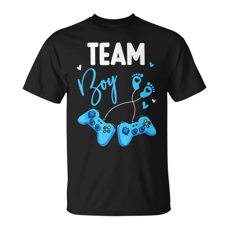 Team Boy Gender Reveal Baby Video Games Gamer T-Shirt