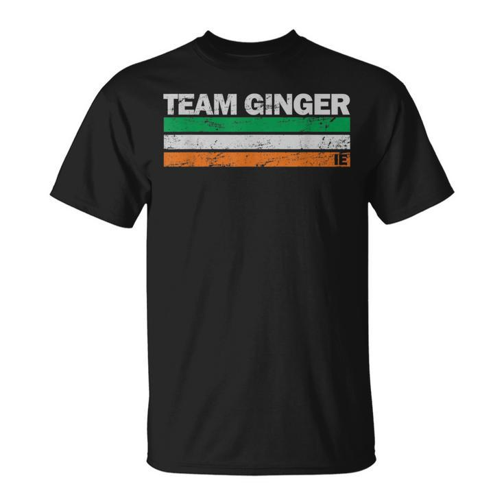 Team Ginger Ireland Flag Irish Pride T-Shirt