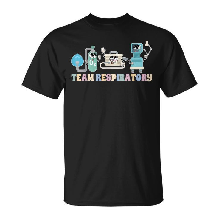 Team Respiratory Therapist Squad Respiratory Therapy Rt T-Shirt