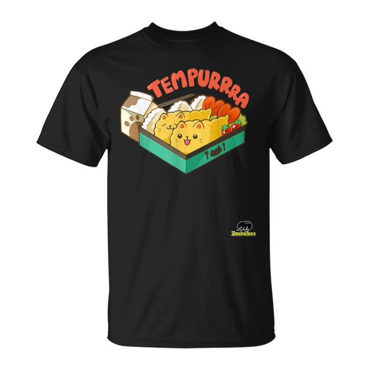 Tempurrra A Cozy Pair Of Cat Tempura T-Shirt