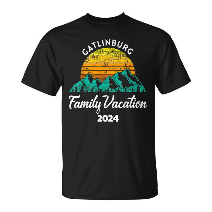 Tennessee Family Vacation Road Trip 2024 Mountain Gatlinburg T-Shirt