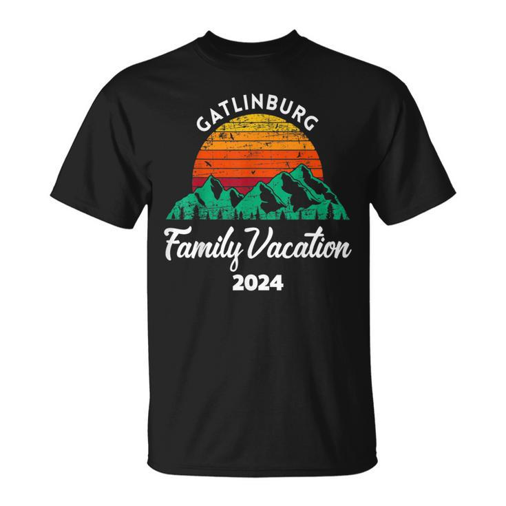 Tennessee Smoky Mountains Family Vacation 2024 Gatlinburg T-Shirt