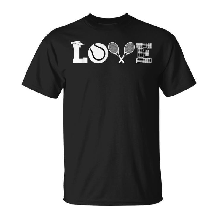 Tennis Love Tennis Fan Tennis Player Tennis Lover T-Shirt