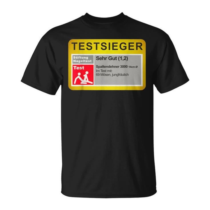 Test Winner Stiftung Nageltest Adult Humour T-Shirt