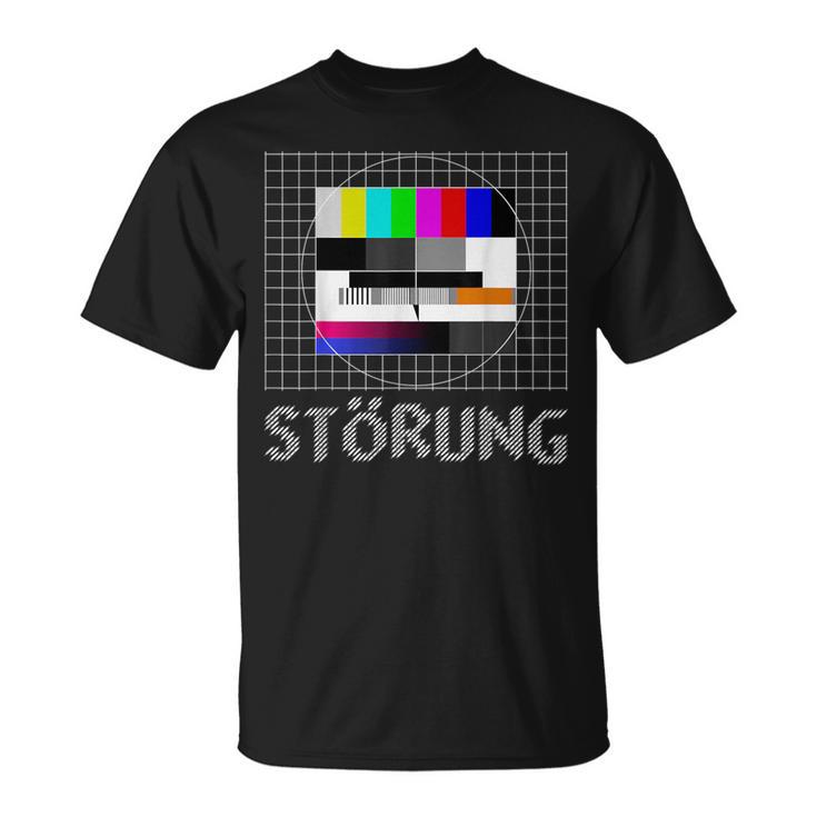 Testbild Störung Vintage Retro T-Shirt