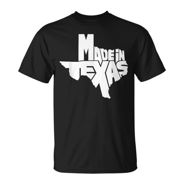 Texas Map Made In Texas Throwback Classic T-Shirt