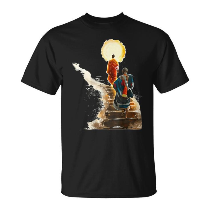 Thich Minh Tue On Back Monks Vietnamese T-Shirt