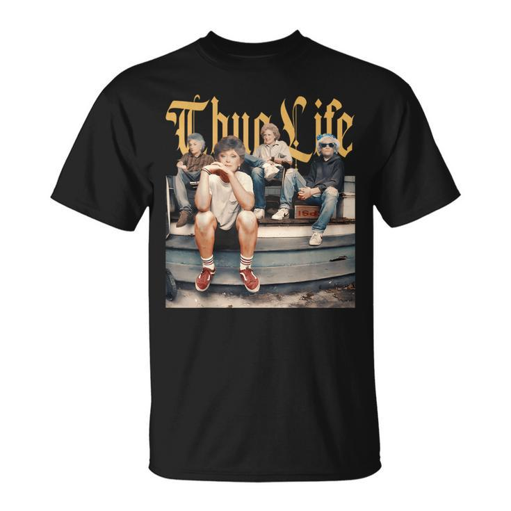 Thug Life Stay Golden Gilrs Vintage T-Shirt