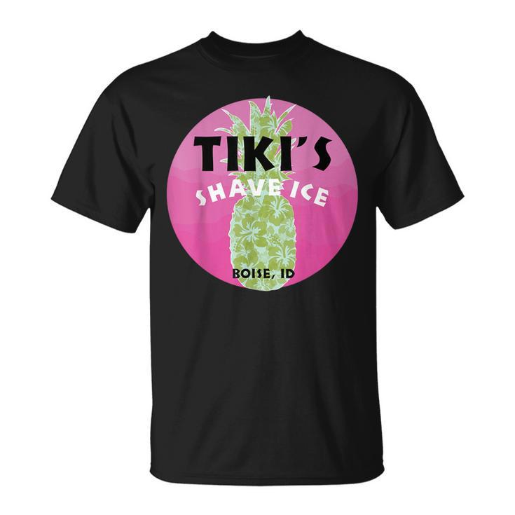 Tiki's Snow Cone Shave Ice Pineapple Summer T-Shirt