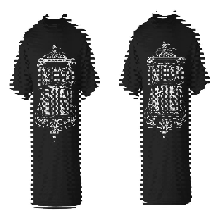 Tinta De Trabajo De Arte Del Artista Del Tatuaje Camiseta unisex