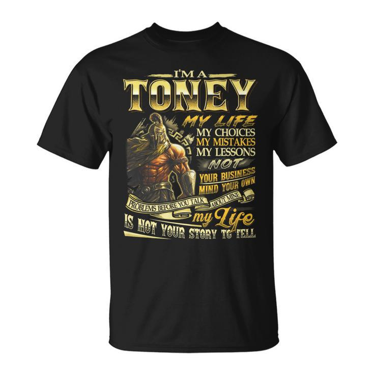 Toney Family Name Toney Last Name Team T-Shirt
