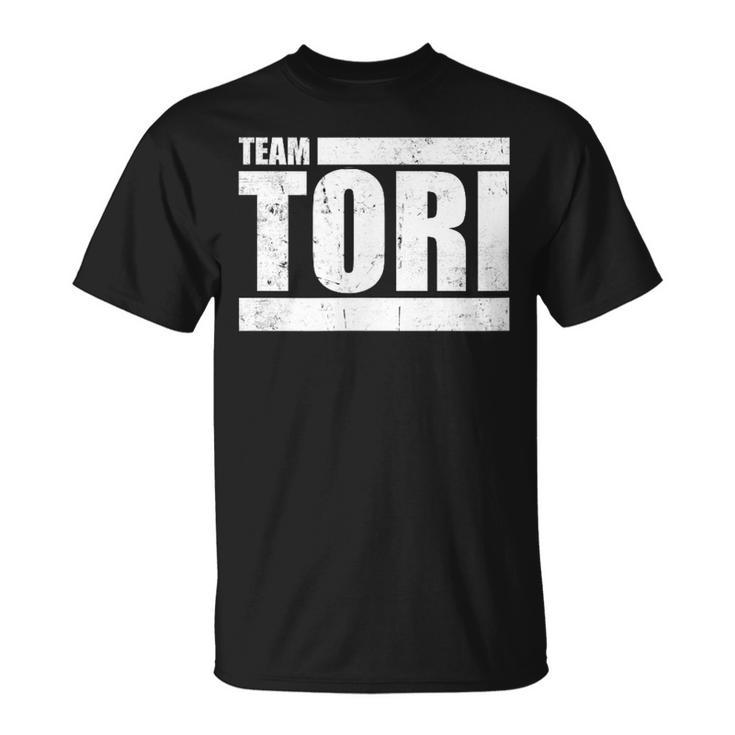 The Tori Challenge Team Tori Distressed T-Shirt