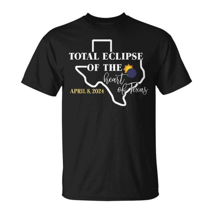 Total Eclipse Of The Heart Of Texas April 2024 T-Shirt