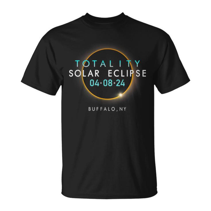 Total Solar Eclipse 04 08 2024 Buffalo New York Totality T-Shirt