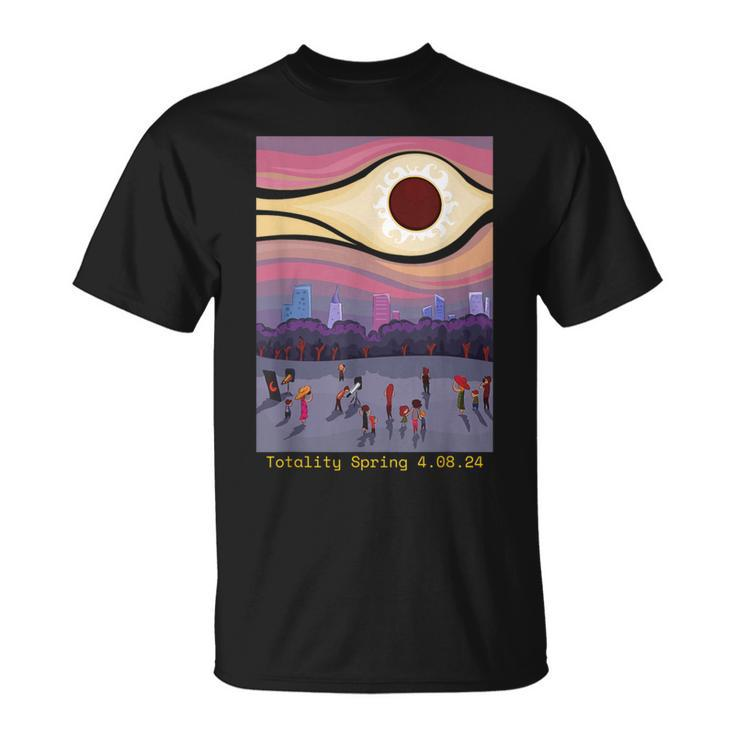 Total Solar Eclipse 2024 April 4 2024 Totality Usa Spring T-Shirt