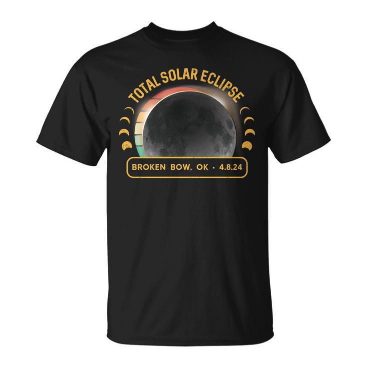 Total Solar Eclipse 2024 Broken Bow Oklahoma T-Shirt