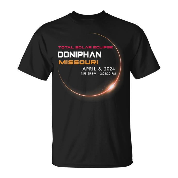 Total Solar Eclipse 2024 In Doniphan Missouri T-Shirt