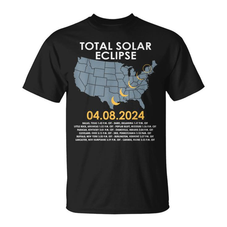 Total Solar Eclipse 2024 Total Eclipse T-Shirt