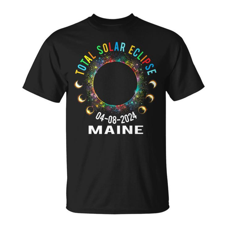 Total Solar Eclipse 2024 Totality April 8 2024 Maine Usa T-Shirt