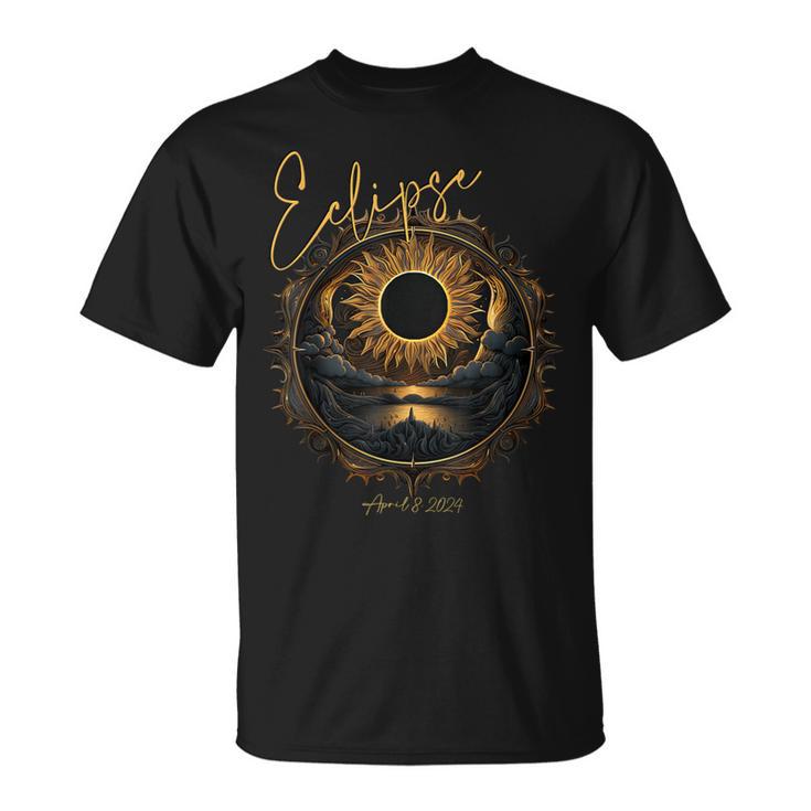 Total Solar Eclipse April 2024 Totality Sun Watching T-Shirt