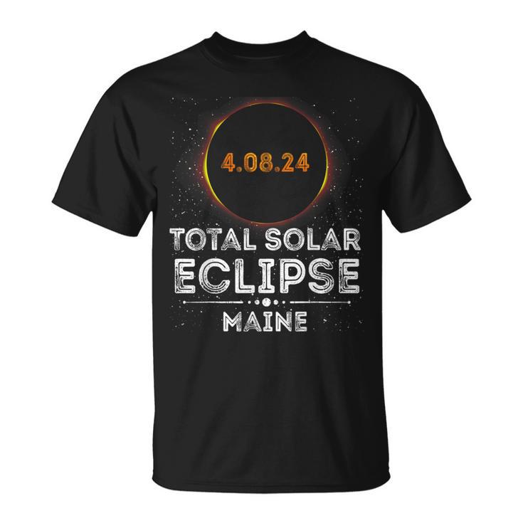 Total Solar Eclipse April 8 2024 Maine Astronomy Totality T-Shirt