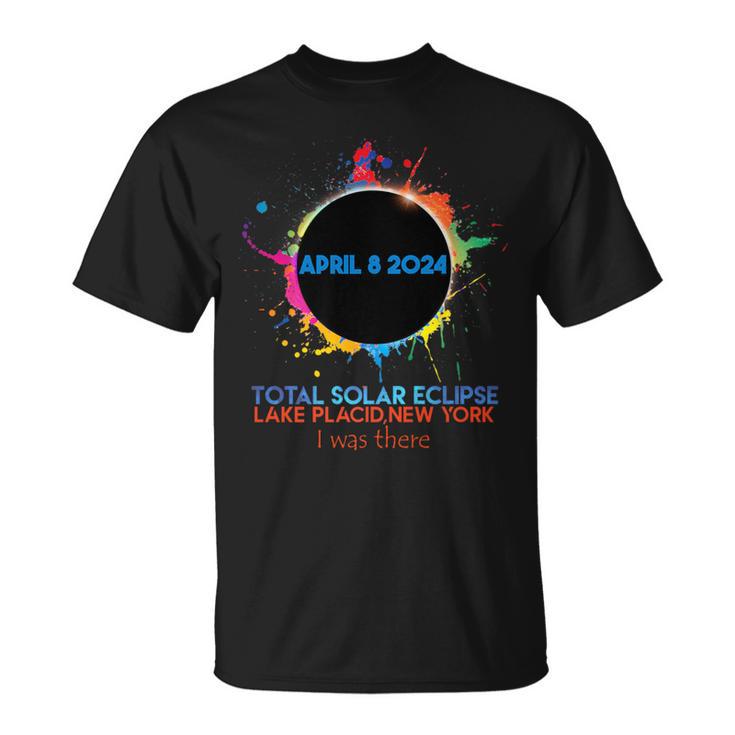 Total Solar Eclipse Lake Placid New York 2024 I Was There T-Shirt