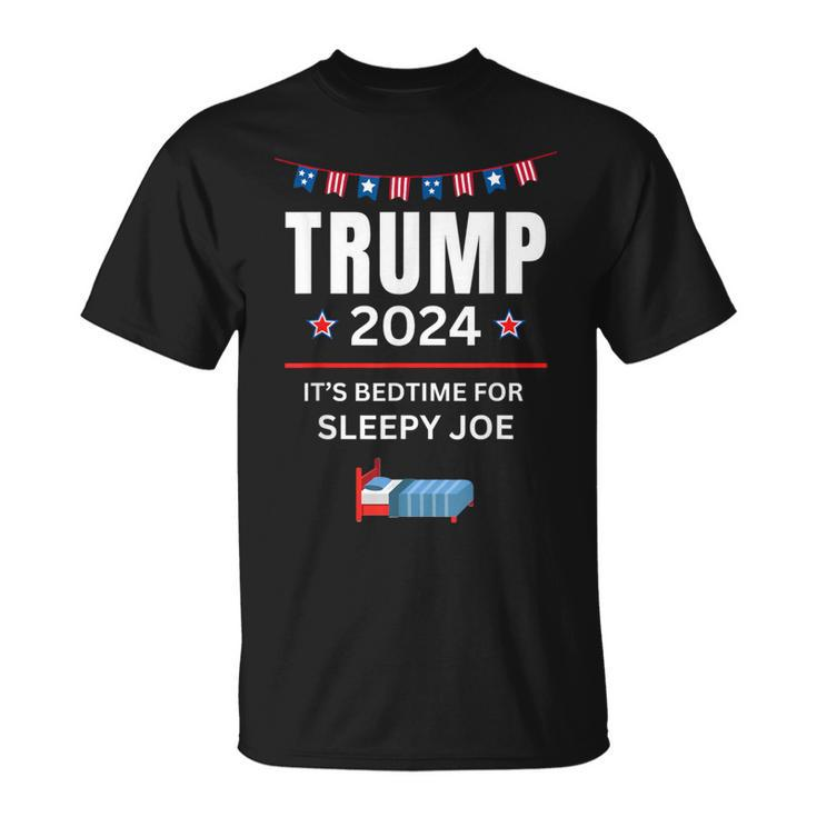 Trump 2024 Anti Sleepy Joe Biden Pro Trump Republican T-Shirt