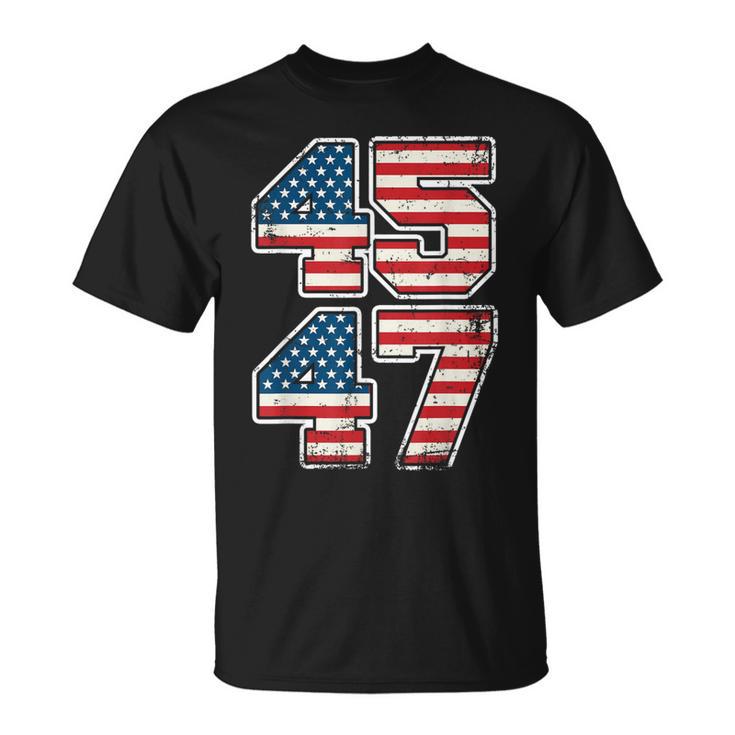 Trump 45 47 2024 President Vintage T-Shirt