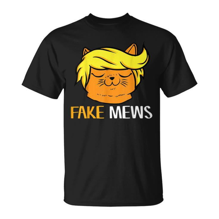 Trump Hair Cat 45 2020 Fake News Cool Pro Republicans T-Shirt
