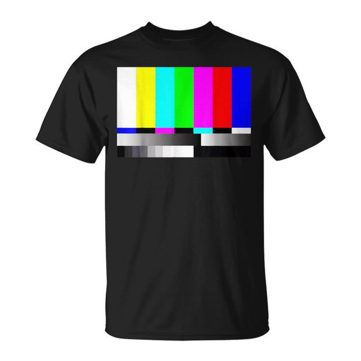 Tv Error Bars Test Pattern T-Shirt