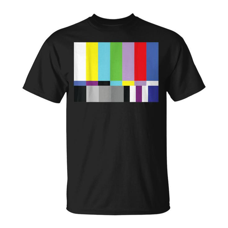 Tv Test Pattern Television Watcher Birthday T-Shirt