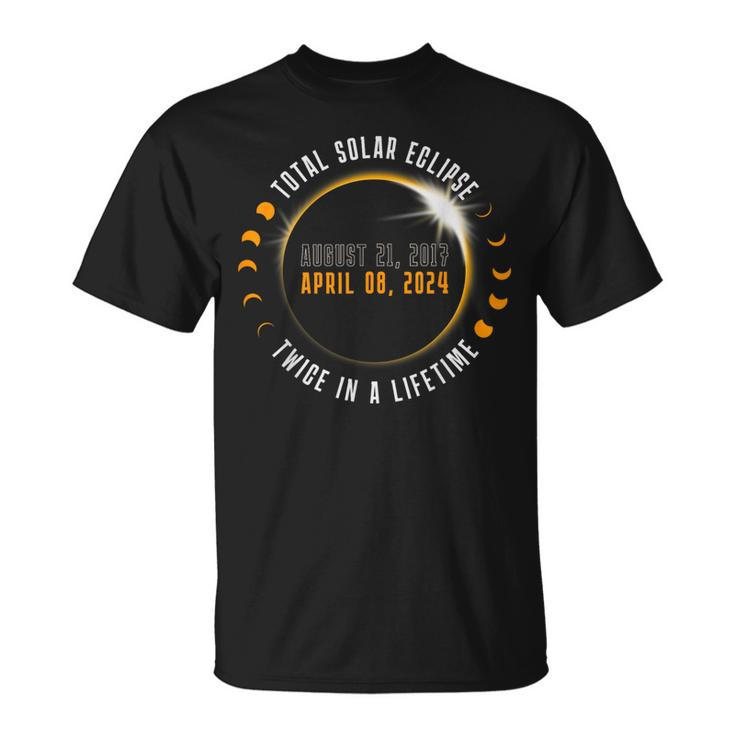 Twice In A Lifetime America Totality 40824 Solar Eclipse T-Shirt