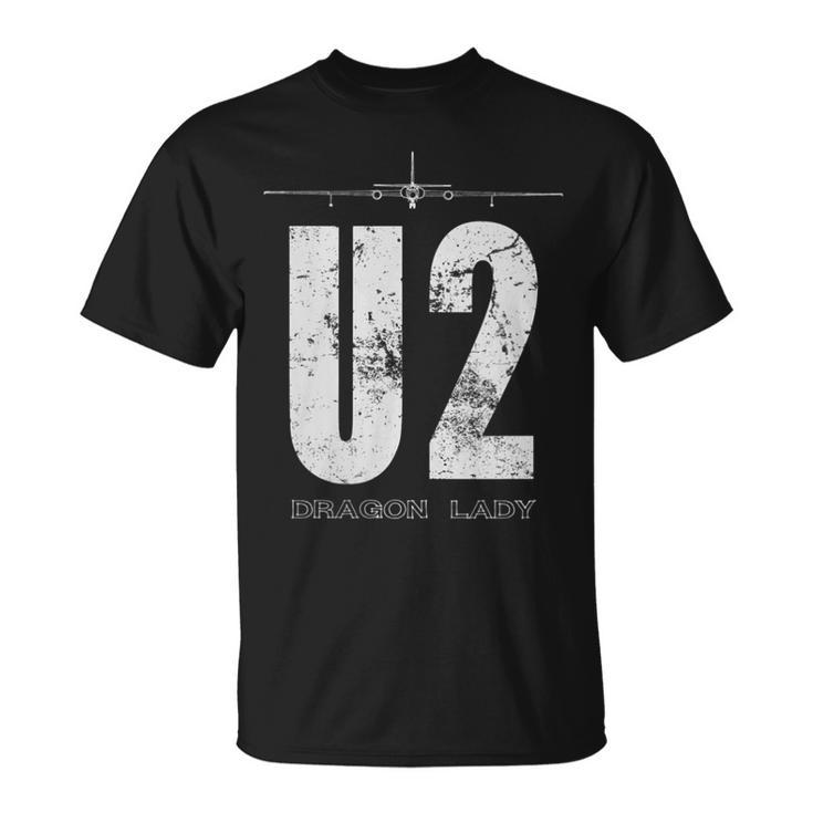 U-2 Dragon Lady Spy Plane Men's T-shirt Back Print | Seseable CA