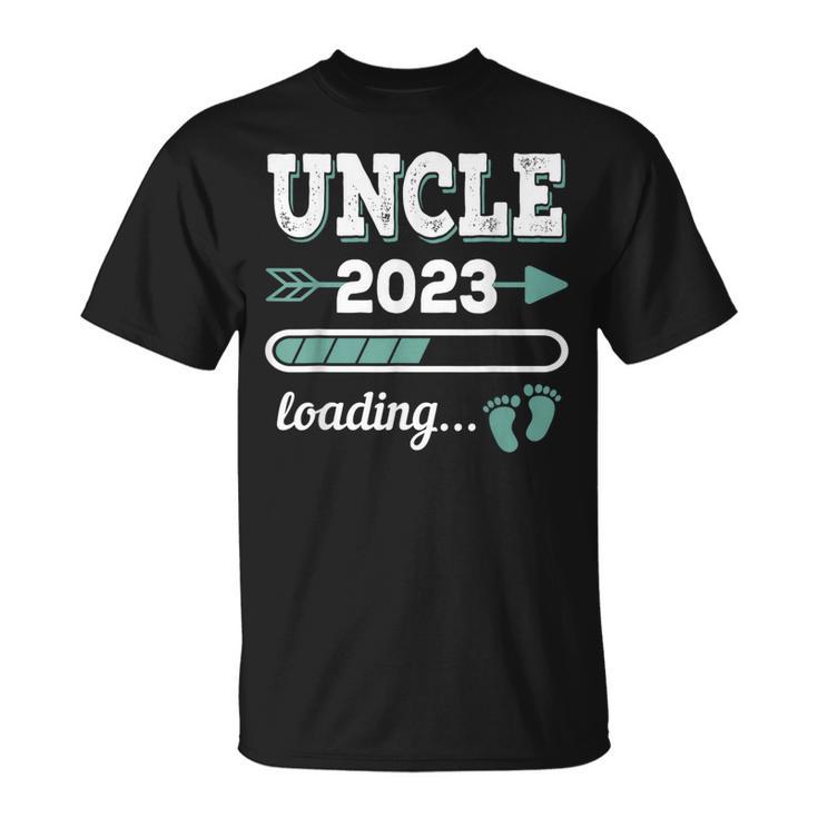 Uncle 2023 Loading Uncle-To-Be Expectant Uncle 2023 T-Shirt