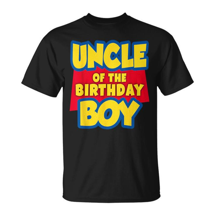 Uncle Of The Birthday Boy Toy Story Decorations T-Shirt
