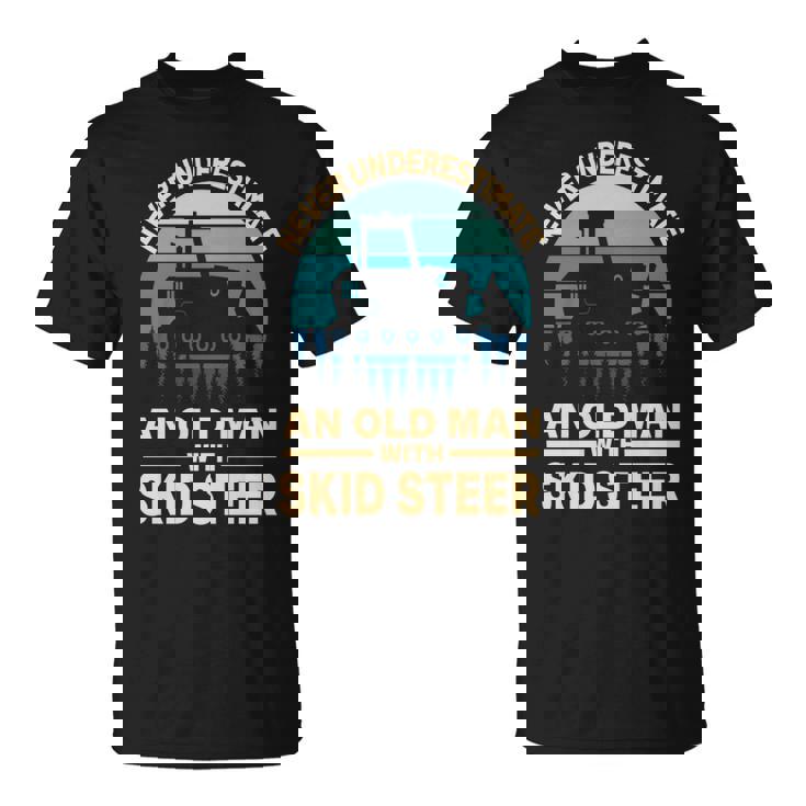 Retro Skid Steer Loader Shirt - Vintage Construction Work T