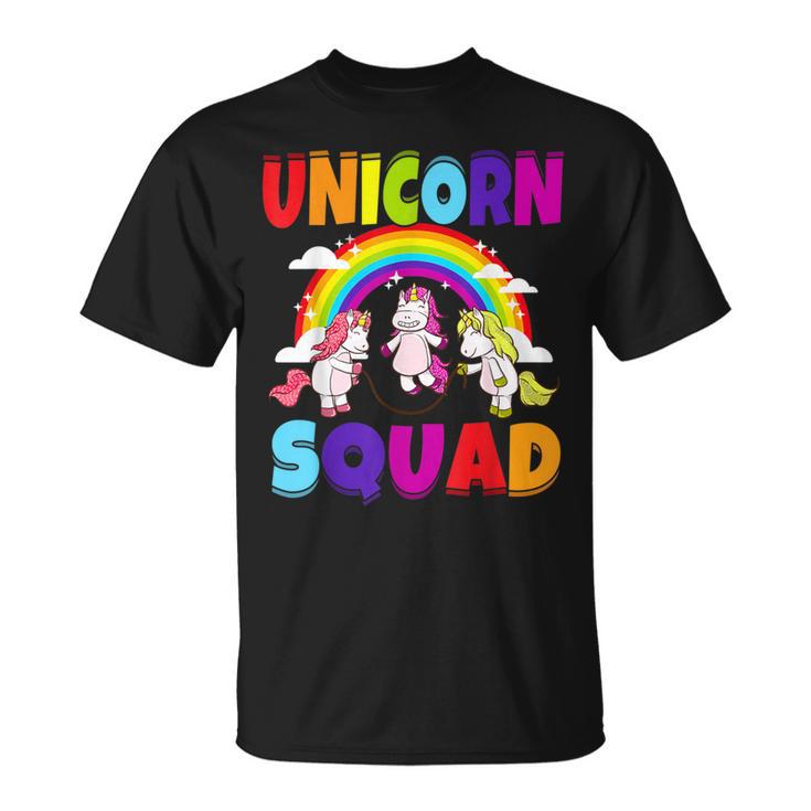 Unicorn Squad Jump Rope Unicorns Humor Cute T-Shirt