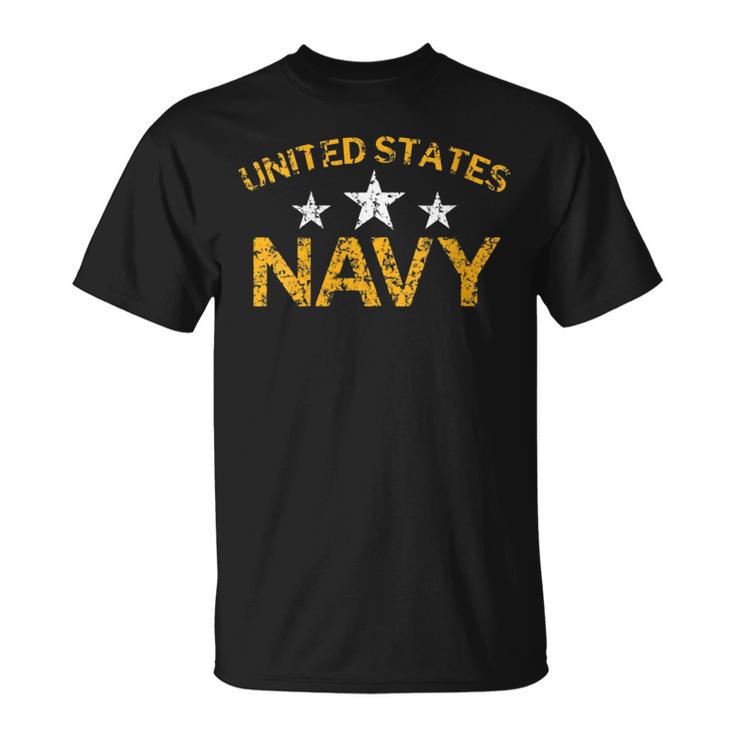 United States Navy Faded Grunge T-Shirt