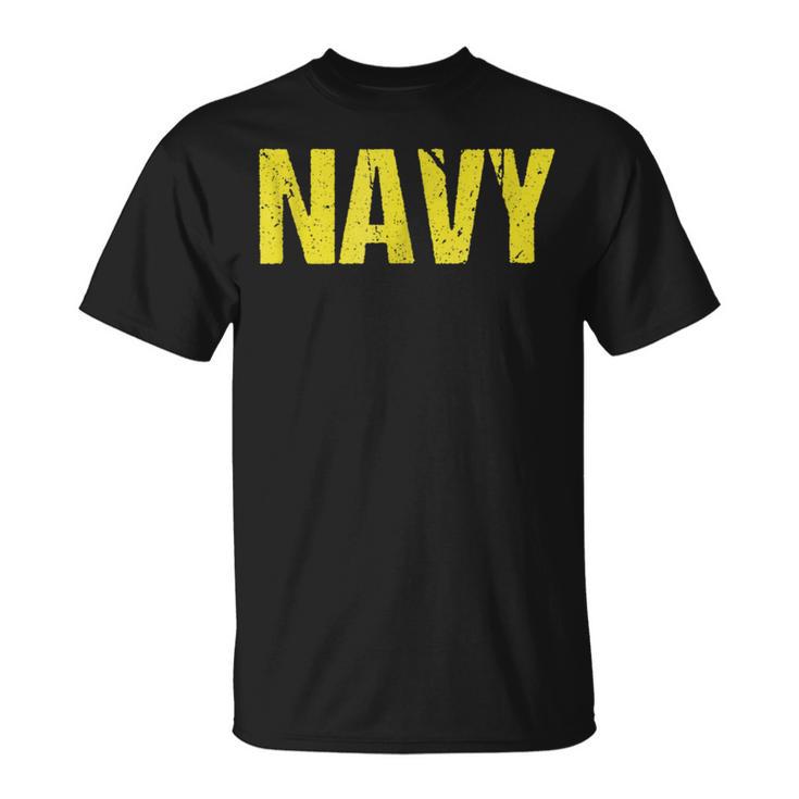 Us Navy Distressed T-Shirt