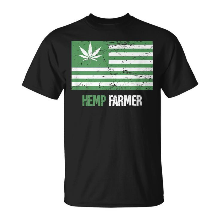 Usa Hemp Farming Organic Horticulture Hemp Farmer T-Shirt