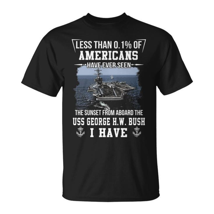 Uss Harry S Truman Cvn 75 Sunset T-Shirt