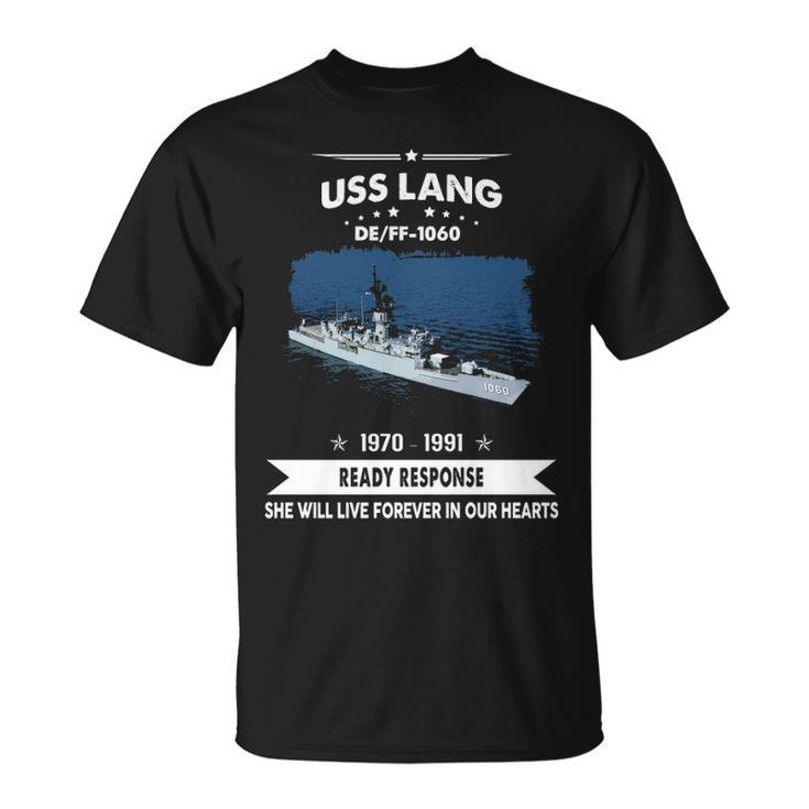 Uss Lang Ff 1060 De T-Shirt