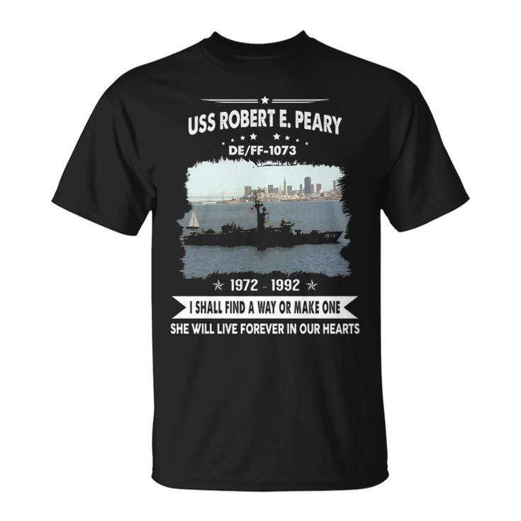 Uss Robert E Peary Ff 1073 De T-Shirt